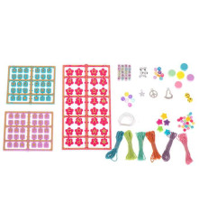 Oem - Set 630 de margele pentru realizarea de bijuterii, bratari si pandantive, multicolor - Bijuterii si accesorii copii - I...