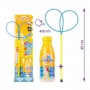 Oem - Set pentru baloane de sapun, inel de facut baloane si solutie 400 ml - Baloane de sapun - IK198