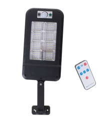 Oem - Lampa stradala solara cu 128 LEDuri si telecomanda - Reflectoare și proiectoare solare - IK202