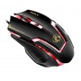 Oem - Mouse pentru jocuri cu iluminare LED, 6 butoane, design ergonomic, negru - Mouse tastaturi și accesorii - YGM0A9