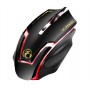 Oem - Mouse pentru jocuri cu iluminare LED, 6 butoane, design ergonomic, negru - Mouse tastaturi și accesorii - YGM0A9
