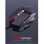 Oem - Mouse pentru gaming din metal cu iluminare led, 7 butoane, dpi reglabil, design ergonomic, negru - Mouse tastaturi și a...