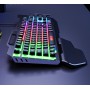 Oem - Tastatura pentru jocuri cu iluminare RGB si suport pentru mana - 104 taste - Mouse tastaturi și accesorii - YGMGK7