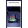 Oem - Tastatura pentru jocuri cu iluminare RGB si suport pentru mana - 104 taste - Mouse tastaturi și accesorii - YGMGK7