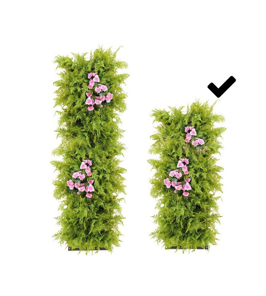 Oem - Ghivece de flori textile suspendate cu patru buzunare 65 cm x 30 cm - Decorațiuni grădina - TZ791