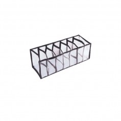 Oem - Organizator de dulap sau sertar cu 7 compartimente pentru lenjerie intima, negru 32 cm x 12 cm x 12 cm - Alte accesorii...