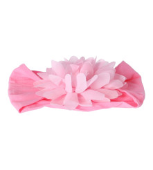 Oem - Bentita de par cu floare decorativa pentru bebelusi, roz - Bijuterii si accesorii copii - TZ748