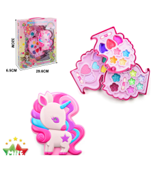 Oem - Trusa de machiaj in forma de unicorn roz pentru copii - Bijuterii si accesorii copii - TZ784
