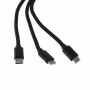 OTB - Cablu de date 3in1 USB la Lightning, Type-C, Micro-USB - Alte cabluri de date  - ONR001