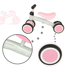 Oem - Bicicleta mini fara pedale cu 4 roti pentru copii, roz - Jucării exterior - IK246