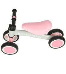 Oem - Bicicleta mini fara pedale cu 4 roti pentru copii, roz - Jucării exterior - IK246