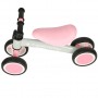 Oem - Bicicleta mini fara pedale cu 4 roti pentru copii, roz - Jucării exterior - IK246