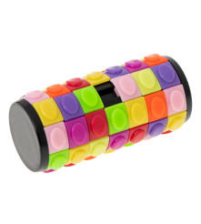 Oem - Puzzle modern cilindru rotativ multicolor 3,5 cm x 8,5 cm - Jucării educative - IK250