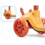 Oem - Trotineta de echilibru pentru copii, cu 3 roti, lumini LED, pliabila, ghidon reglabil, pana la 40 kg, portocaliu - Jucă...