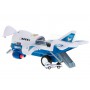 Oem - Set 6 masinute de politie cu avion de transport masini - Jucării interior - IK277