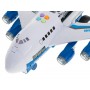 Oem - Set 6 masinute de politie cu avion de transport masini - Jucării interior - IK277