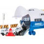 Oem - Set 6 masinute de politie cu avion de transport masini - Jucării interior - IK277