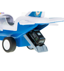 Oem - Set 6 masinute de politie cu avion de transport masini - Jucării interior - IK277