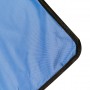 Oem - Folding sunbed for the beach or camping with transport bag, blue 150 cm x 47 cm - Beach accessories - IK278