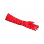 GoDan - Manusi elegante pentru dame din satin, rosu - Adulti - GD683