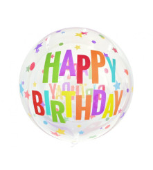 GoDan - Foil balloon 20 cm Happy Birthday - Foil balloons - GD690