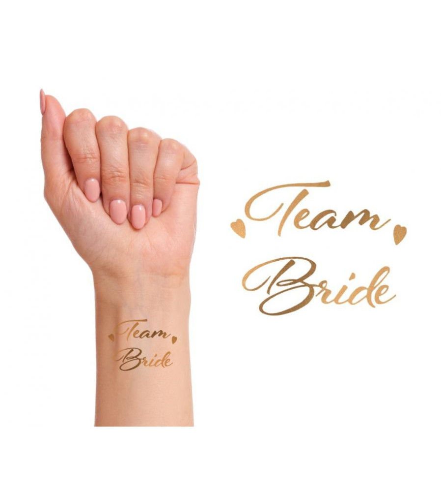 GoDan - Set tatuaje GoGirls pentru petrecerea burlacitelor roz auriu 16 elemente - Pictura fata si sprey petrecere - GD703