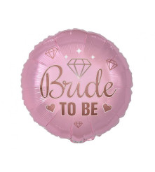 GoDan - Foil balloon model Bride to be pink 46 cm - Foil balloons - GD707