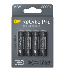 GP - GP R6/AA ReCyko+ PRO 2000mAh 1.2V NiMH baterii reincarcabile - Format AA - BS122-CB
