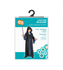 Oem - Costum de vrajitor copii roba cu gluga marime 110 /120 - Copii - GD724