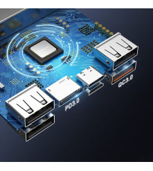 - Power Bank Baseus Amblight PPLG000101 65W QC3.0 PD 3.0 30000mAh cu 5x iesiri USB - Powerbanks - BLR023