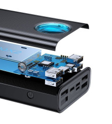 - Power Bank Baseus Amblight PPLG000101 65W QC3.0 PD 3.0 30000mAh cu 5x iesiri USB - Powerbanks - BLR023