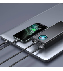 - Power Bank Baseus Amblight PPLG000101 65W QC3.0 PD 3.0 30000mAh cu 5x iesiri USB - Powerbanks - BLR023