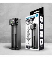 EverActive - Incarcator pentru baterii cilindrice Li-ion everActive LC-100 - Încărcătoare de baterii - BLR005