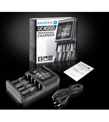 EverActive - Incarcator pentru baterii cilindrice Li-ion si Nimh everActive UC-4000 - Încărcătoare de baterii - BLR011