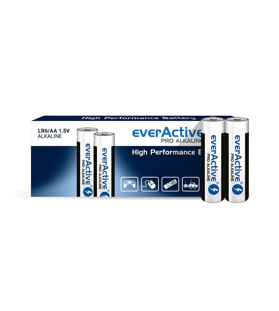 EverActive - 10 x baterii alcaline everActive Pro LR6 / AA - Format AA - BLR014
