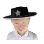 GoDan - Palarie cowboy cu stea marimea S, negru - Copii - GD743