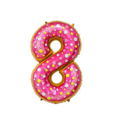 GoDan - Balon folie aniversare forma de cifra 78 cm - Baloane folie - GD739-CB