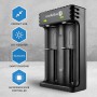 EverActive - Incarcator pentru baterii cilindrice Li-ion everActive LC-200 - Încărcătoare de baterii - BLR004