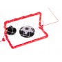 Oem - Minge Hover Ball cu LED, poarta si rachete - Jucării exterior - IK283