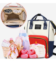 Oem - Geanta termoizolanta compartimentata tip rucsac pentru calatorii, albastru 40 cm x 30 cm x 12 cm - Genti - IK292
