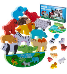 Oem - Joc puzzle echilibrarea animalelor de safari - Jucării educative - IK303