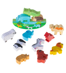 Oem - Joc puzzle echilibrarea animalelor de safari - Jucării educative - IK303