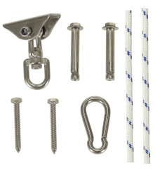Oem - Kit accesorii pentru montare leagan sau hamac cu fixare in tavan sau copac - Hamacuri și Leagăne  - IK311