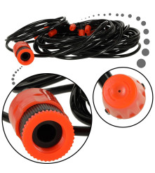 Oem - Sistem de irigare ideal pentru gazon gradina terasa din plastic, perdea de apa duze reglabile 15 m - Accesorii grădină ...
