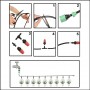 Oem - Sistem de irigare ideal pentru gazon gradina terasa din plastic, perdea de apa duze reglabile 15 m - Accesorii grădină ...