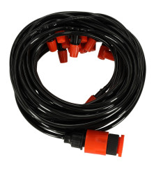 Oem - Sistem de irigare ideal pentru gazon gradina terasa din plastic, perdea de apa duze reglabile 15 m - Accesorii grădină ...