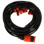 Oem - Sistem de irigare ideal pentru gazon gradina terasa din plastic, perdea de apa duze reglabile 15 m - Accesorii grădină ...