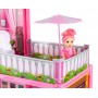 Oem - Casa de papusi din plastic complet utilata si mobilata, cu papusa, multicolor - Jucării interior - IK313