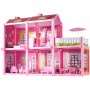 Oem - Casa de papusi din plastic complet utilata si mobilata, cu papusa, multicolor - Jucării interior - IK313