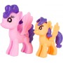Oem - Casa de papusi din plastic complet utilata si mobilata, cu ponei, 58.5 cm x 22.5 cm violet - Jucării interior - IK316